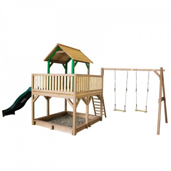 Atka Play Tower Brown/green Atka Play Tower Brown/green